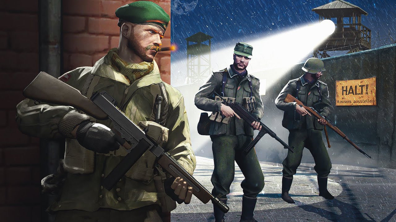 WORLD WAR 2 PRISON BREAK in GTA 5 RP!