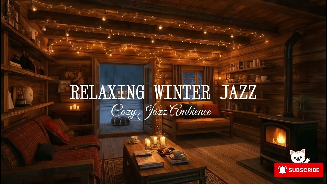 Smooth Jazz Instrumental Music for Studying ⛄ Cozy Winter Coffee Shop Ambience & Jazz Relaxing Music