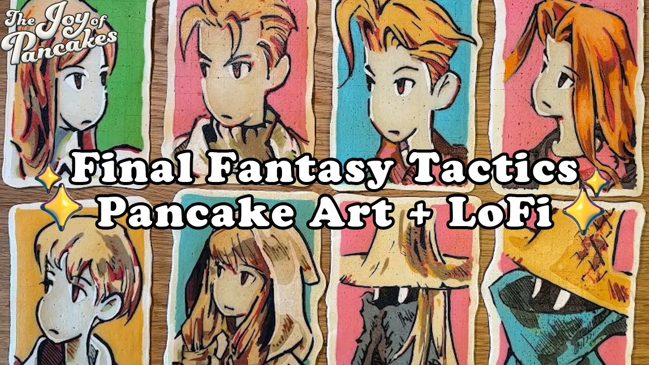 Pancake Art + Lofi to work / study / vibe to - Final Fantasy Tactics Part 1