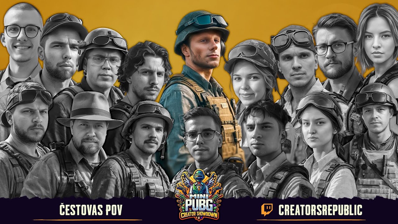 PUBG Mini Creator Showdown | 18:00 Čestovas Team Performance