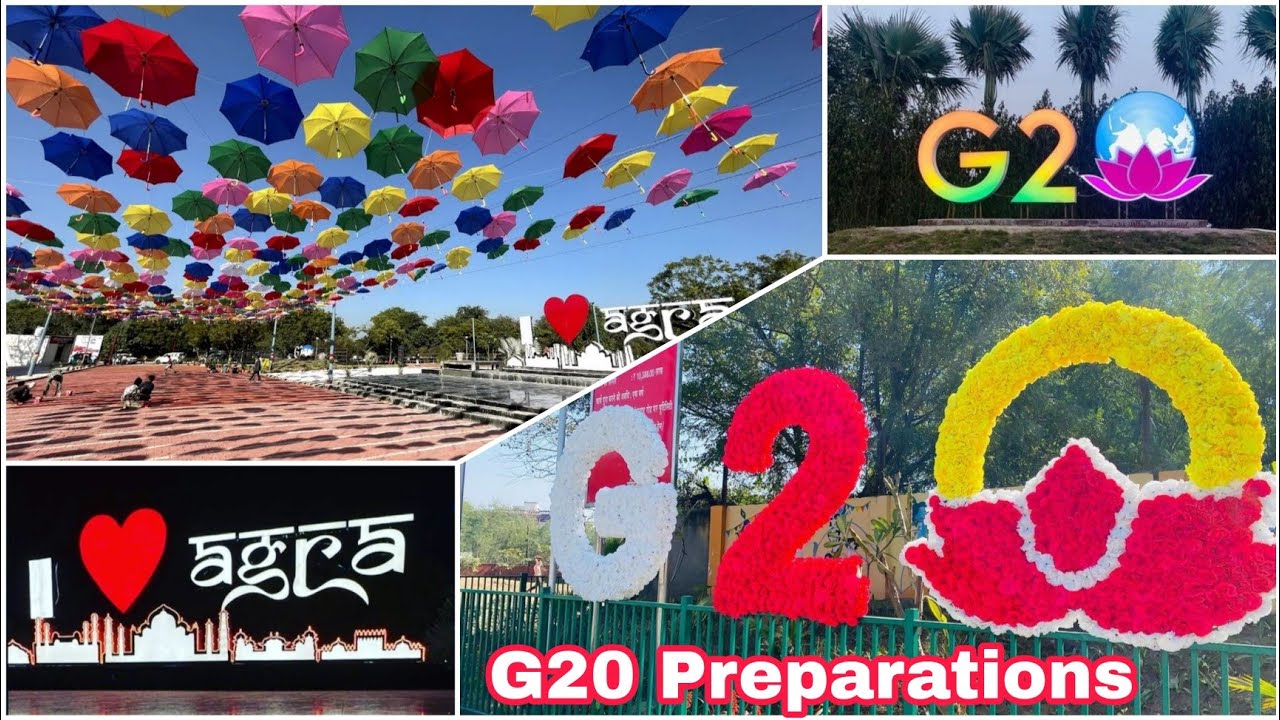 G20 Preparations In Agra | Agra Is Ready For G20 | G20 सम्मेलन को लेकर सजाया जा रहा है आगरा | #g20