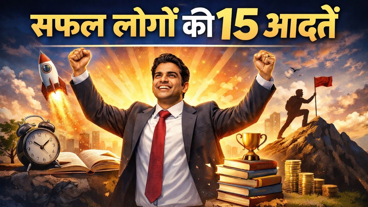 90% लोग नहीं जानते सफलता की ये 15 आदतें || Adopt These 15 Habits to Become Successful