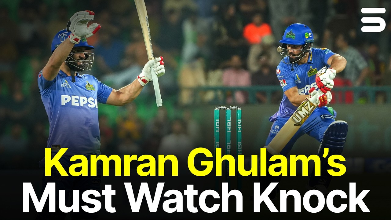Kamran Ghulam’s Must Watch Knock | Lahore Vs Multan | Match 16 | HBL PSL X | M3O1J