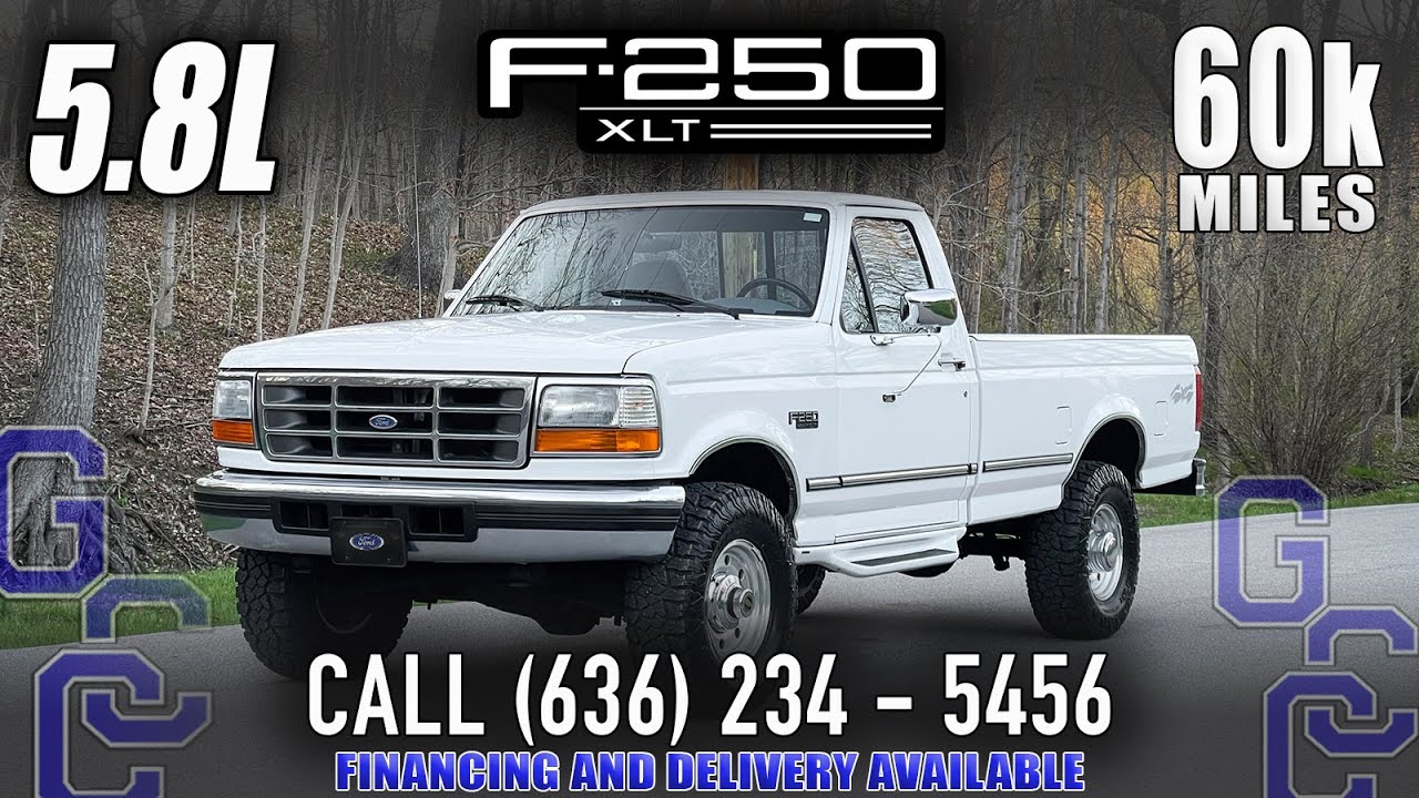 Smallblock OBS For Sale: 1997 Ford F-250 XLT 351W 5.8L 4x4 With Only 60k Miles