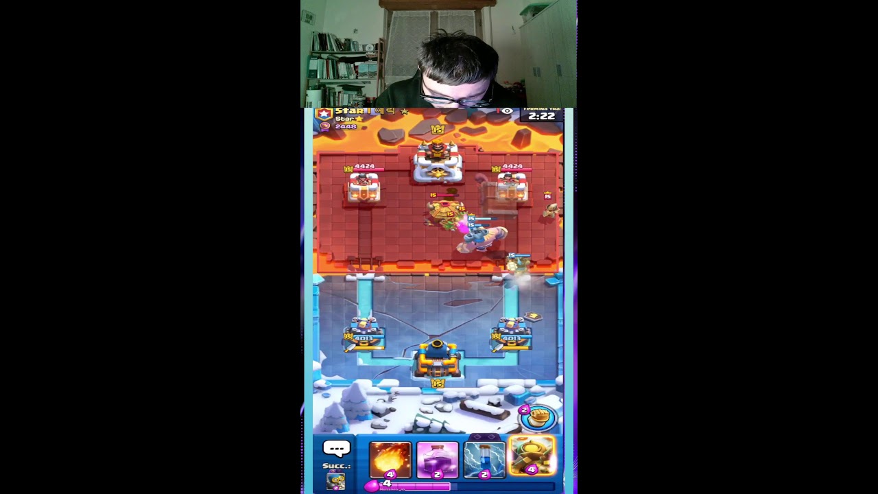 LADDER FROM 3000 TO 2400 TRY TO RECOVER.  #shorts #clashroyale #clashroyaleita
