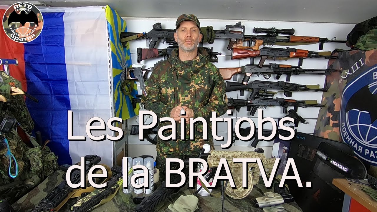 AIRSOFT- Les Paintjobs de la TEAMBRATVA, esprit et techniques (ak15 LCT)