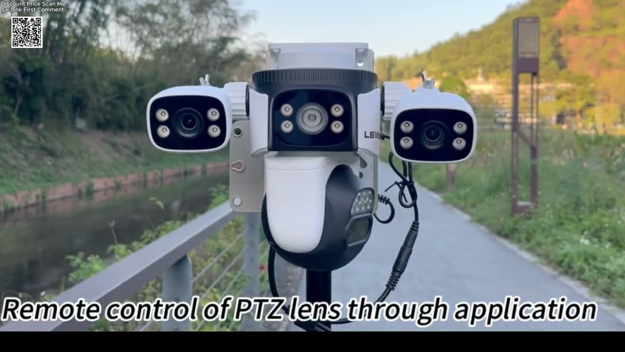 LS VISION 20MP Four Screens WiFi Security Camera Review Aliexpress