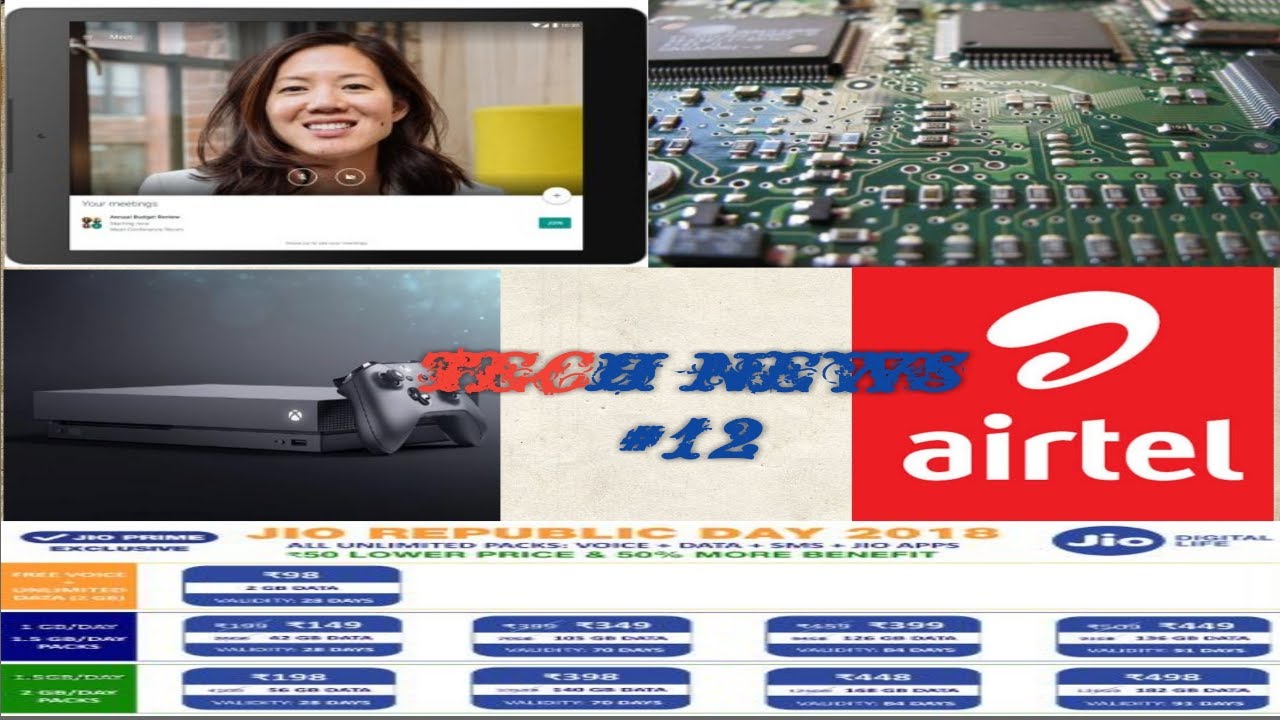 tech News #12 Jio Republic Day Offer, Airtel, Microsoft X Box, Google Hangout.....
