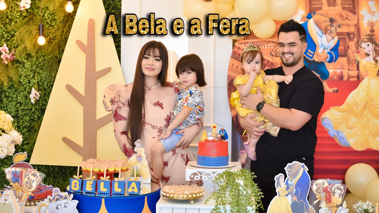 FESTA DE 1 ANO DA ISABELLA | tema “ A BELA E A FERA “ | Tudo perfeito 🥰