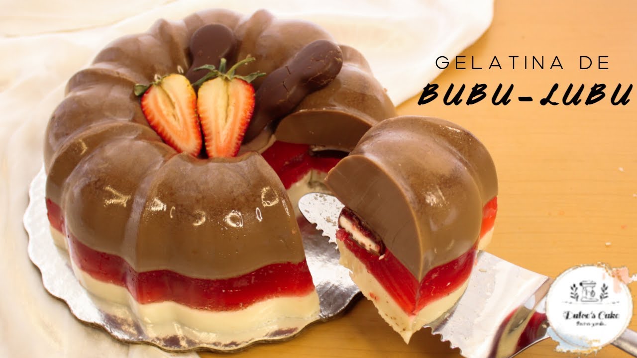 ¡¡ GELATINA RELLENA de BUBU-LUBU !! MUY RICA Y FÁCIL DE HACER /DULCES CAKE