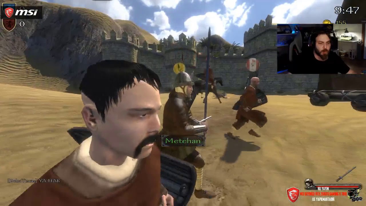Elraen Mount and Blade Warband'de İzleyicileri ile Kale Kuşatıyor