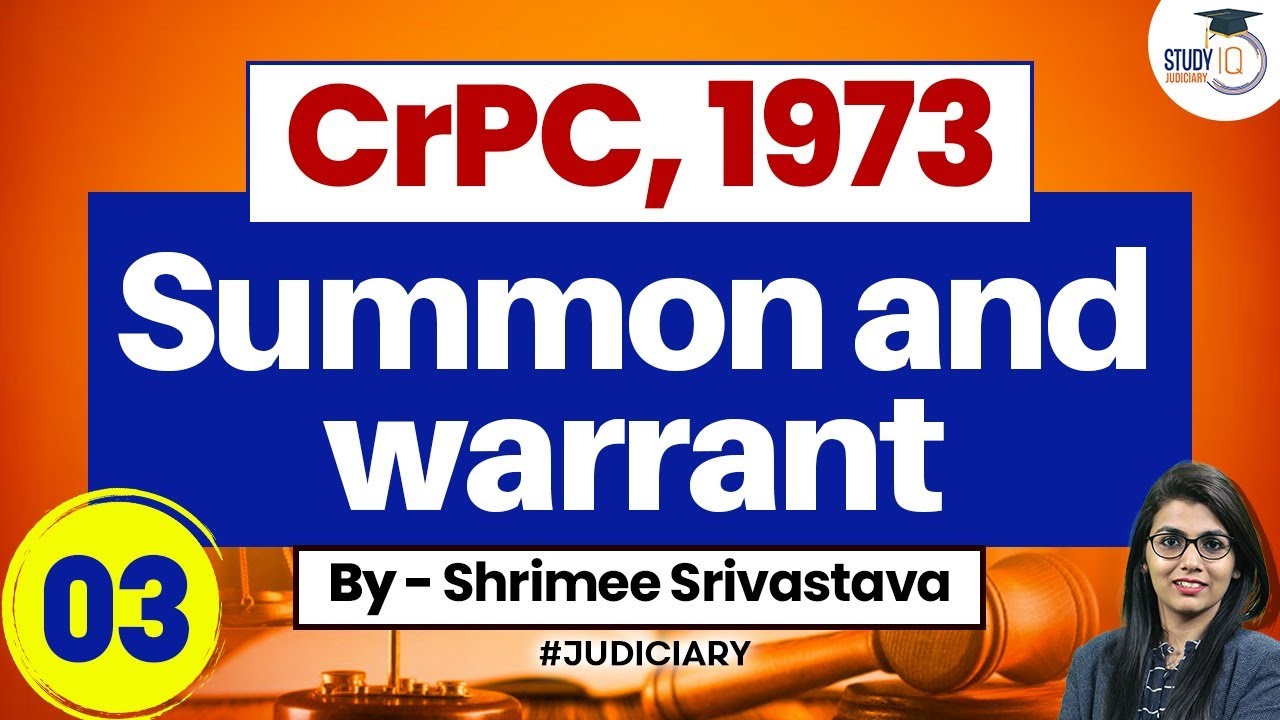 Повестка и ордер в соответствии с Уголовно-процессуальным кодексом | Раздел 61-80 | Экзамены на д...