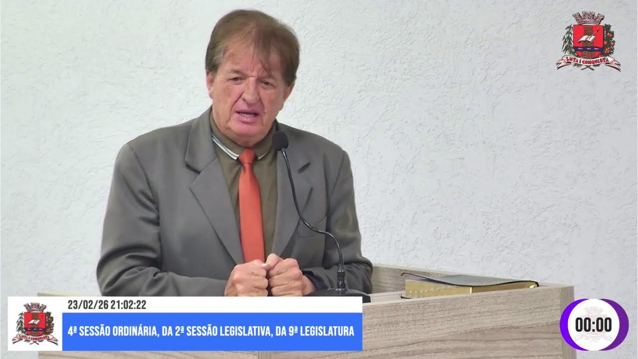 4ª Sessão Ordinária, da 2ª Sessão Legislativa, da 9ª Legislatura -23/02/2026