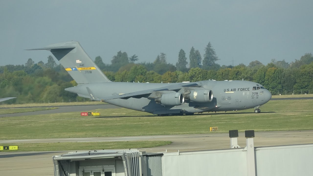 London Stansted Spotting - Hotel - US Air Force - Boeing C-17 Globemaster II  - September 2025