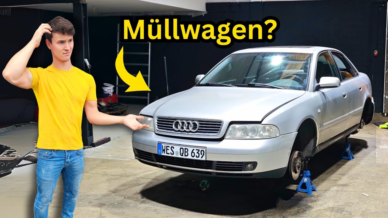 Müllwagen Audi A4 B5 Turbo Upgrade ? - Wir bauen den Schrotthaufen wieder auf !