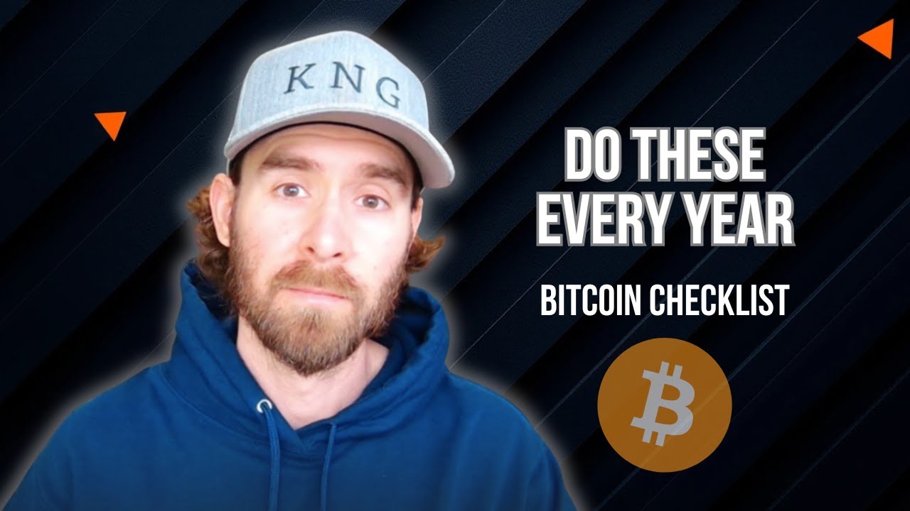 Ежегодный контрольный список безопасности Bitcoin &ndash; руководство по обслуживанию в 2025 году