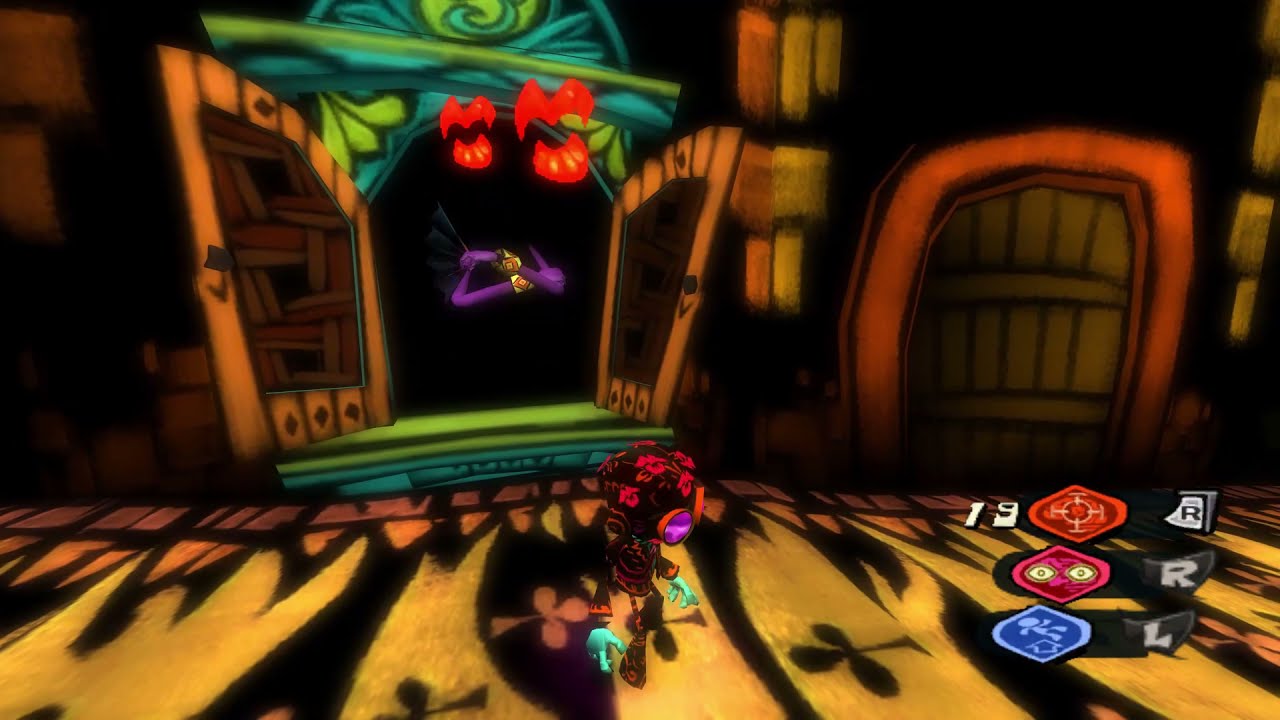 Psychonauts 1 - Black Velvetopia - Rose in the window