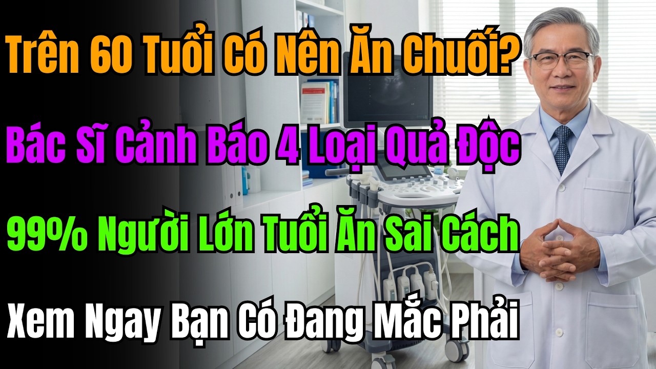 Bác Sĩ Cảnh Báo: 4 Loại Quả Người Lớn Tuổi Phải Hạn Chế, Tưởng Bổ Mà Hại, 99% Ăn Sai Cách.