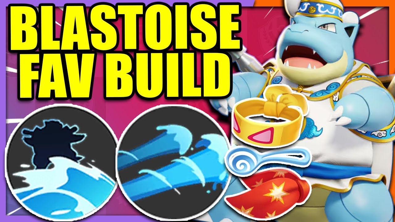 TOP DAMAGE + INSANE STUNS what does this BLASTOISE BUILD not do?! | Pokemon Unite