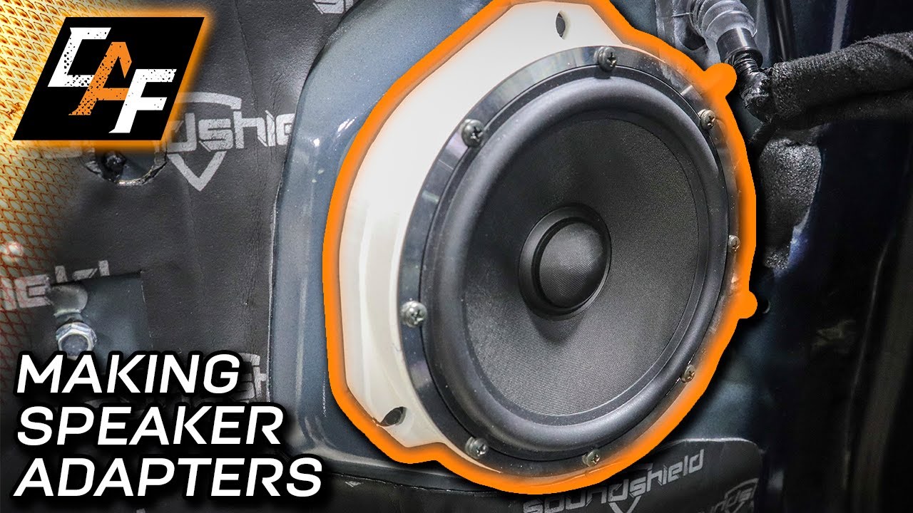 Mounting depth TOO DEEP! Making custom plastic speaker adapters