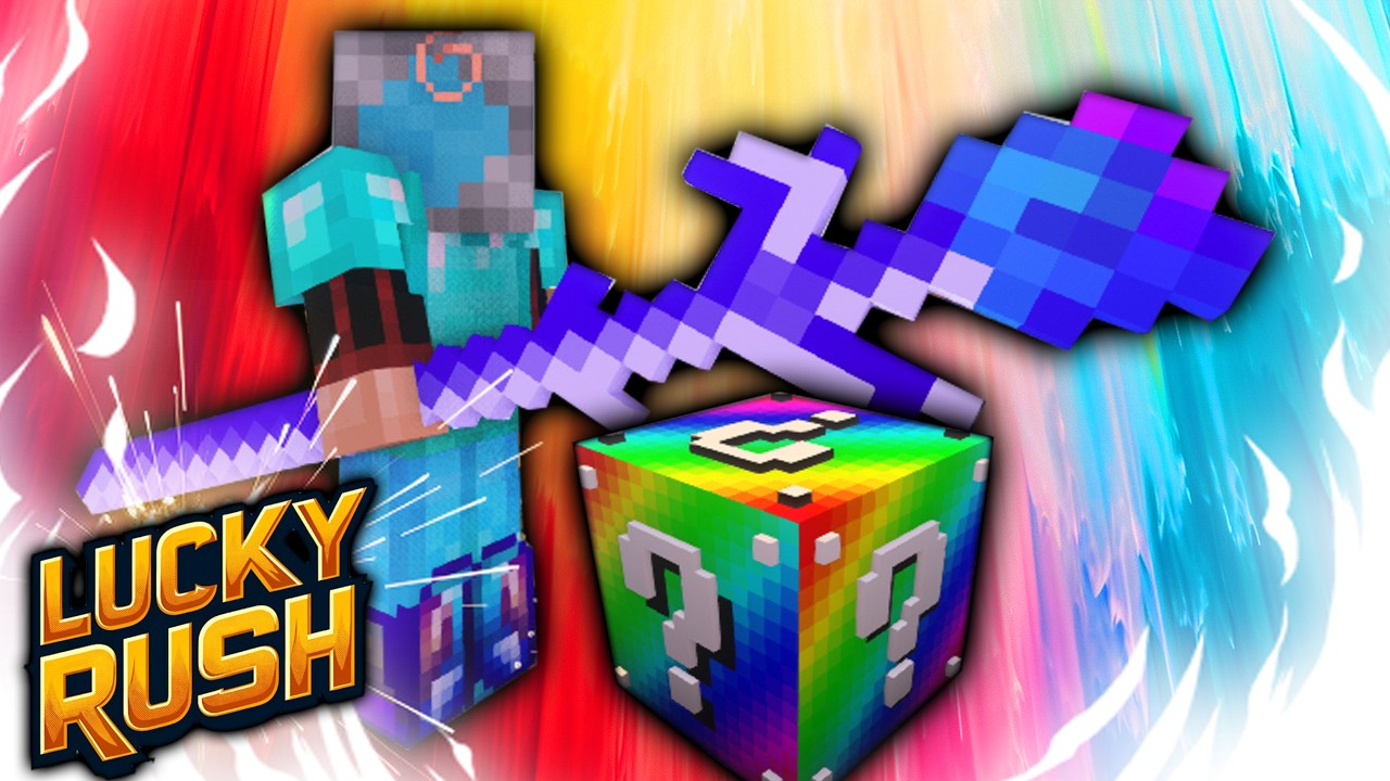 REGENBOGEN Lucky Blöcke in Minecraft LUCKY RUSH