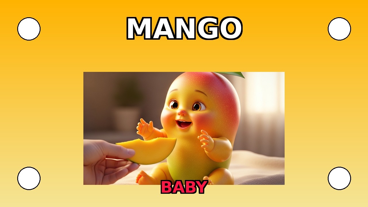 he CUTEST Mango Baby You'll Ever See! 🥭 Amazing Animation