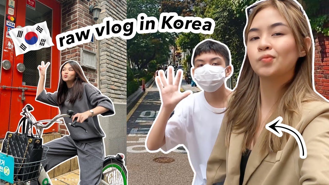 *RAW VLOG* in Seoul, Korea (Shopping & Biking) | Princess And Nicole