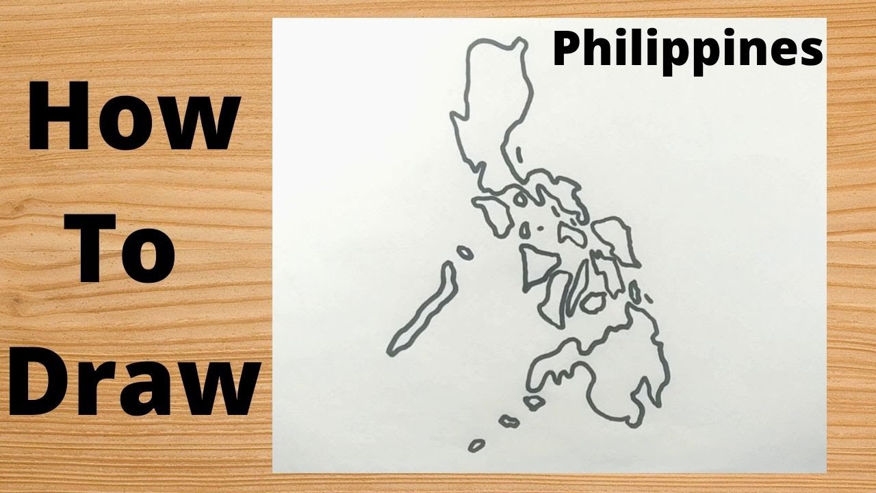 Drawing Philippines Map - Hidden Trick