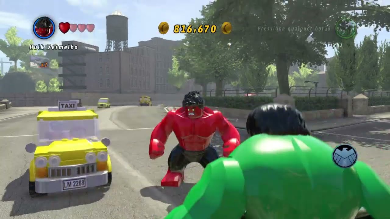 HULK X HULK VERMELHO no Lego Marvel super heroes