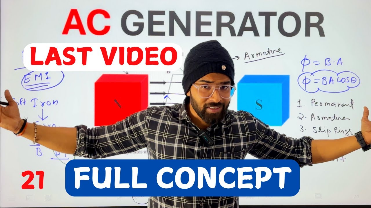 AC Generator Full Explanation | Last Video | Day 21 