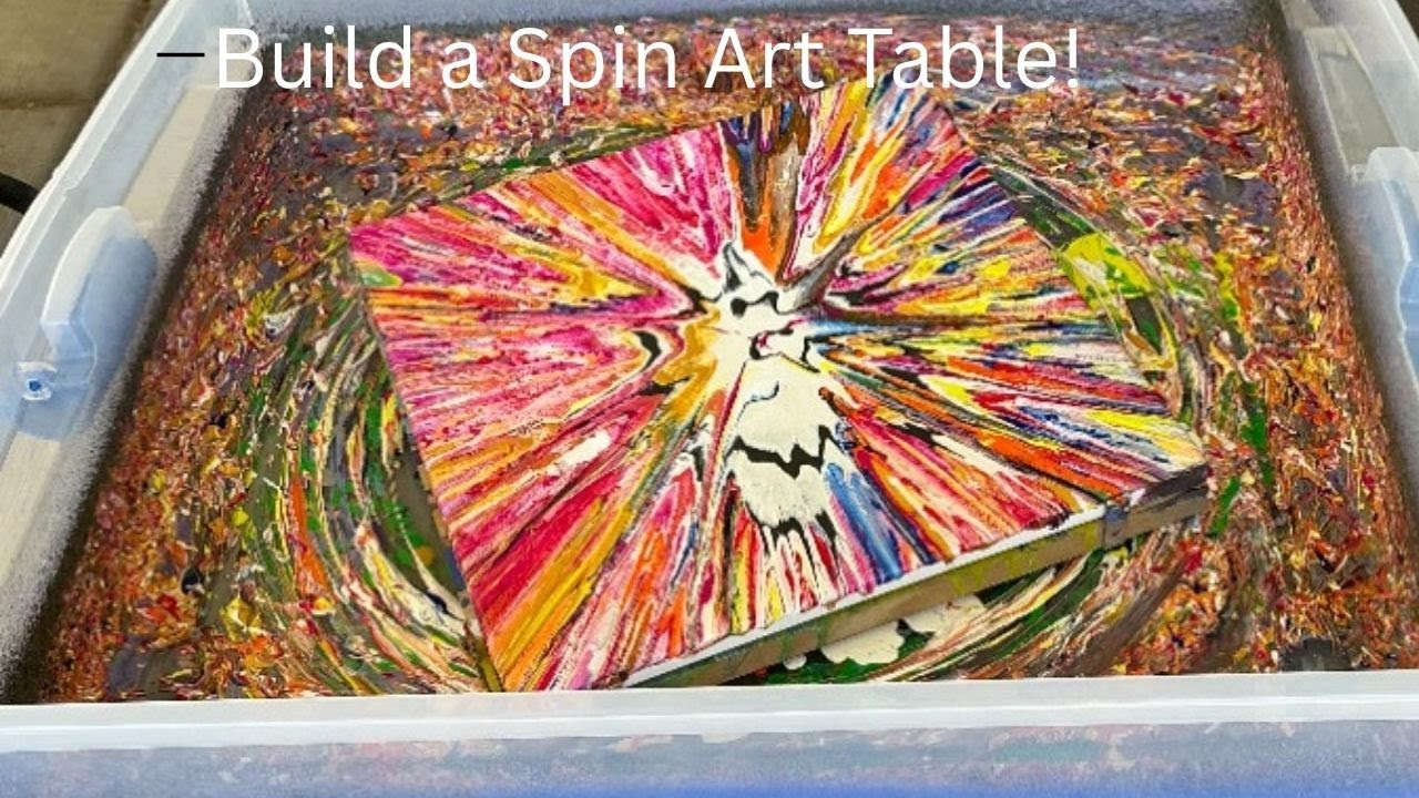 How to build a spin art table