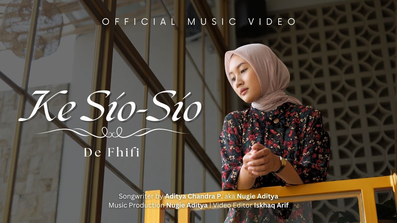 DE FHIFI - KESIO-SIO | OFFICIAL MUSIC VIDEO