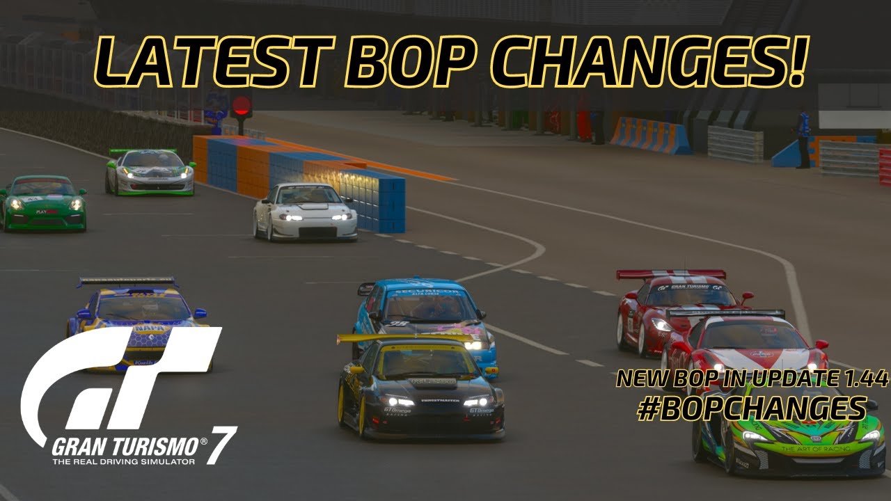 Gran Turismo 7 - Latest BoP Changes (Update 1.44)