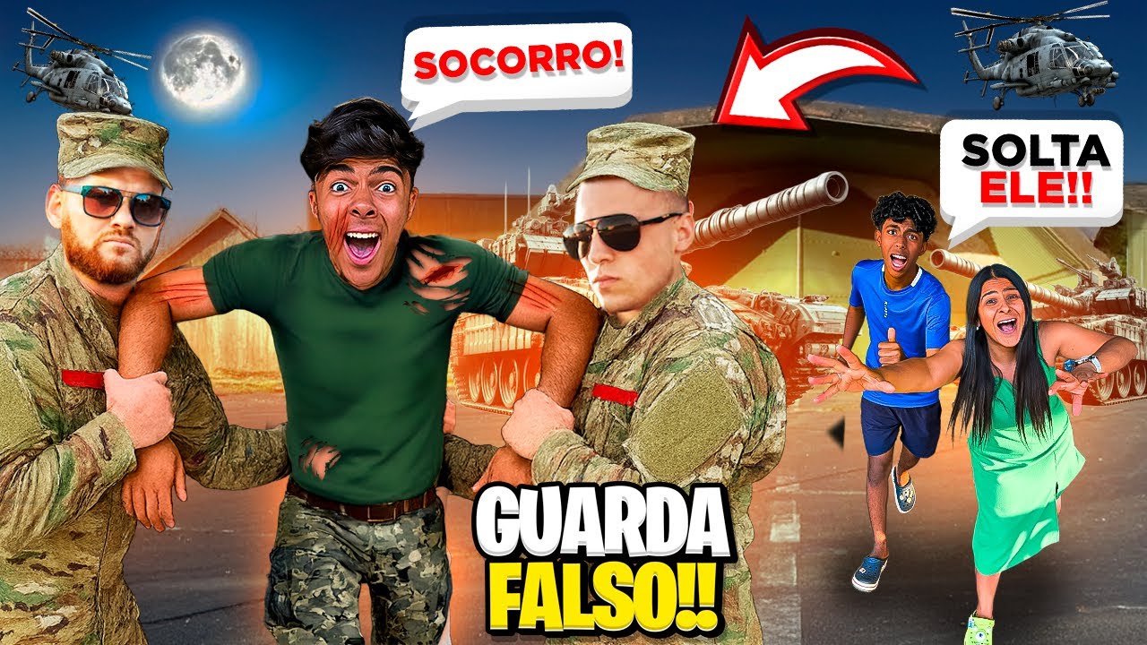 OS GUARDAS FALSOS SEQUESTRARAM O ESTEVÃO…  *precisamos de um plano