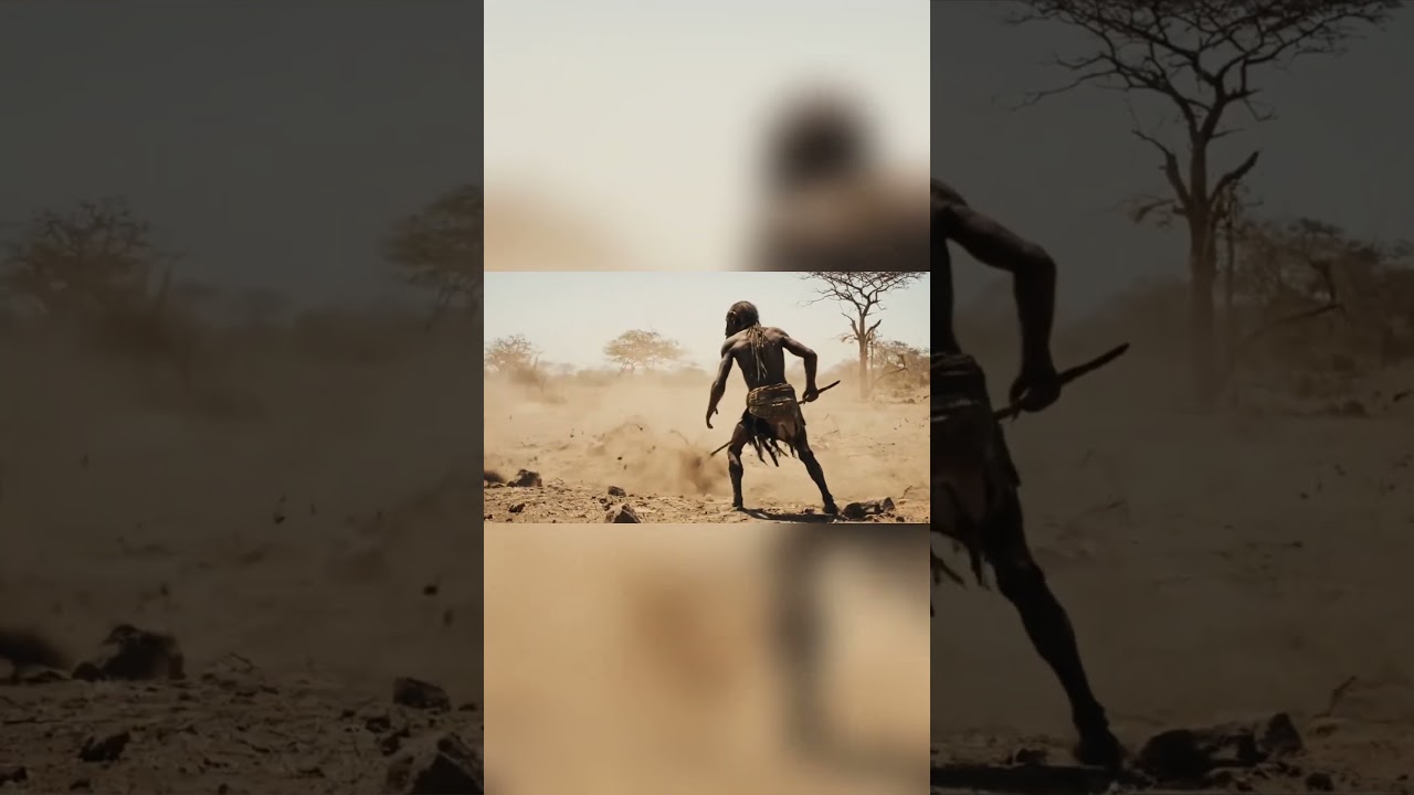 Prehistoric Man vs. Giant Buffalo