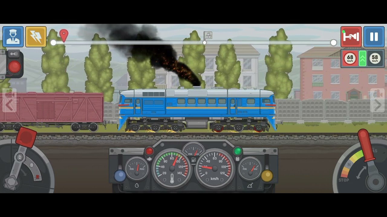 Playing traín simulator ferrovia 2d 