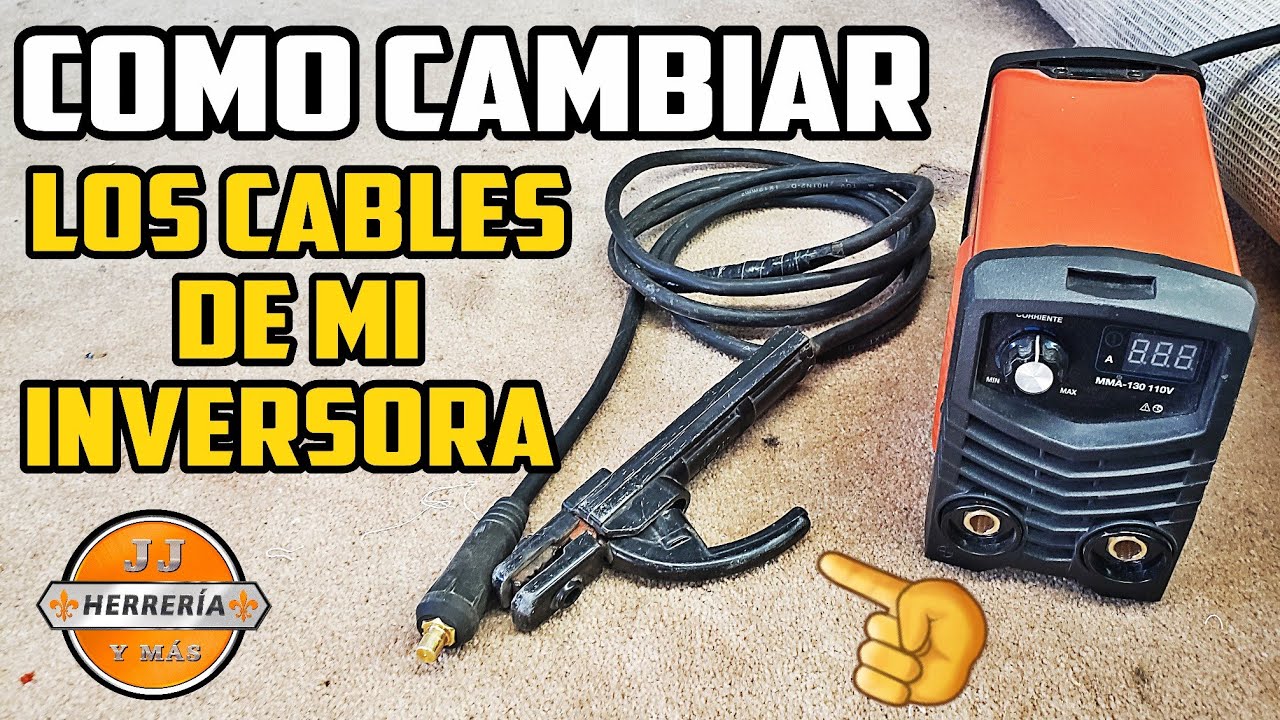 COMO ALARGAR Y CAMBIAR  LOS CABLES DE UNA INVERSORA