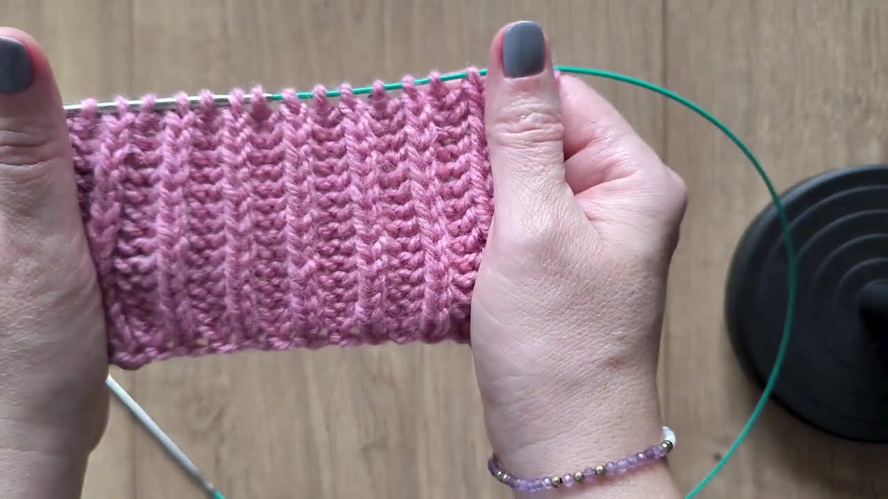 #8 Ścieg półangielski / Ścieg półpatentowy /  Nauka robienia na drutach / Slow knitting 