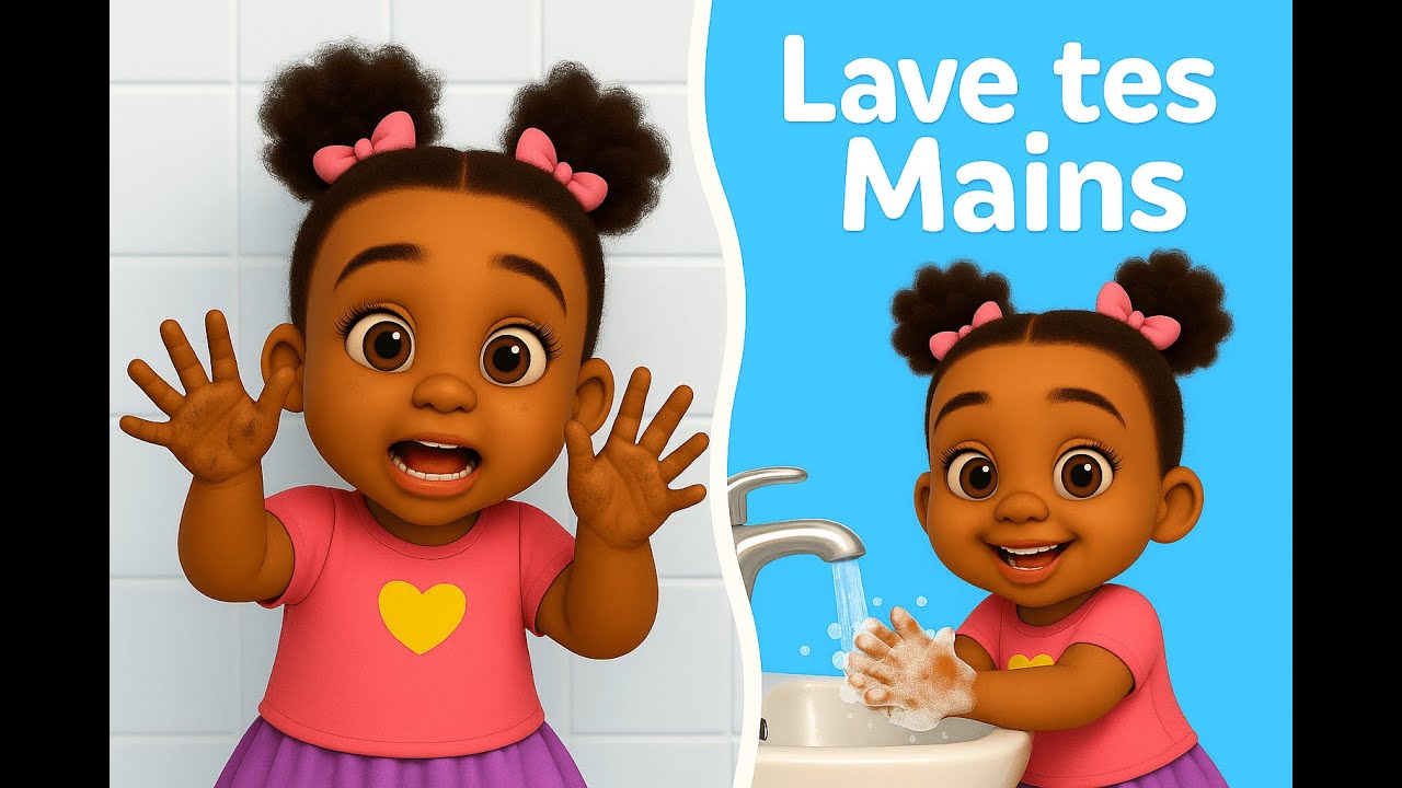 Lave tes mains | Apprendre à se laver les mains avec Lina | L’île des Petits TV chanson pour enfants