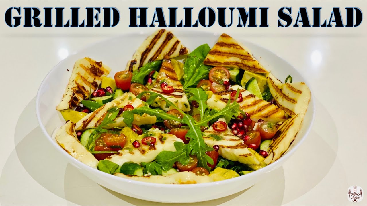 Grilled Halloumi Salad