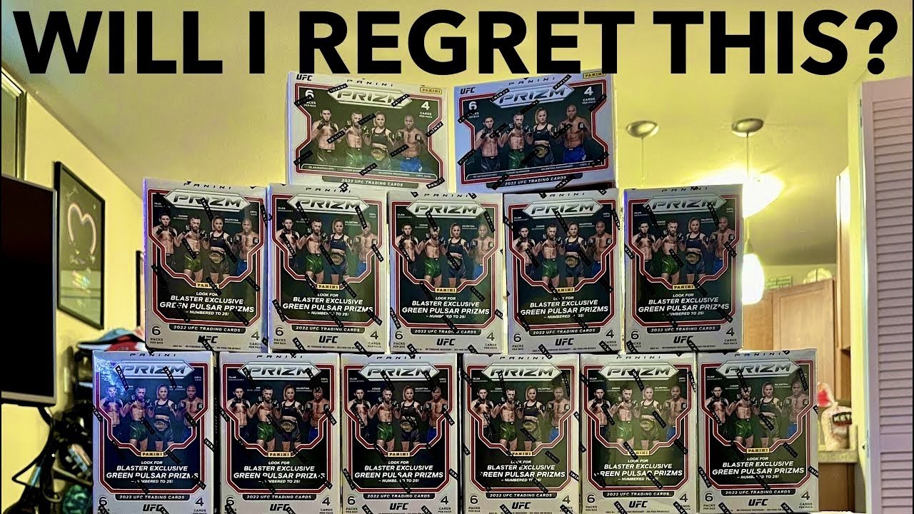 Part 1: I bought an entire case of 2022 Panini UFC Prizm Blaster Boxes...  can we pull ANYTHING?!