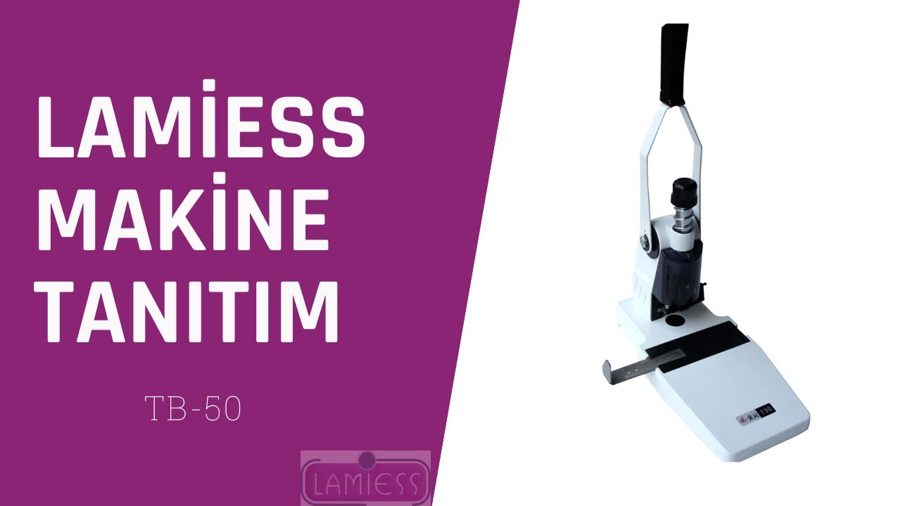 Per&ccedil;in Makinesi Lamiess TB 50 Modeli