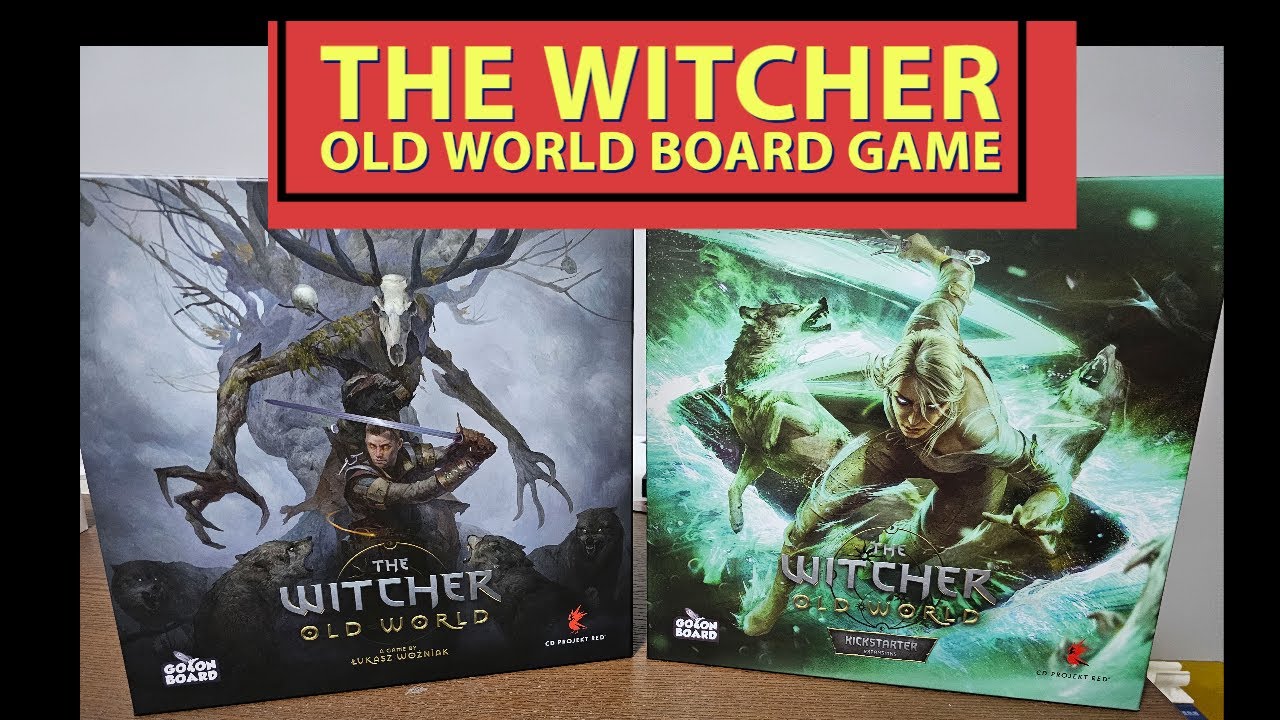 The Witcher Old World Board game - Unboxing Deluxe Edition