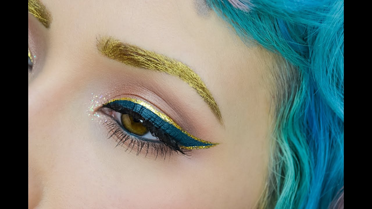 Gilded Teal Makeup Tutorial