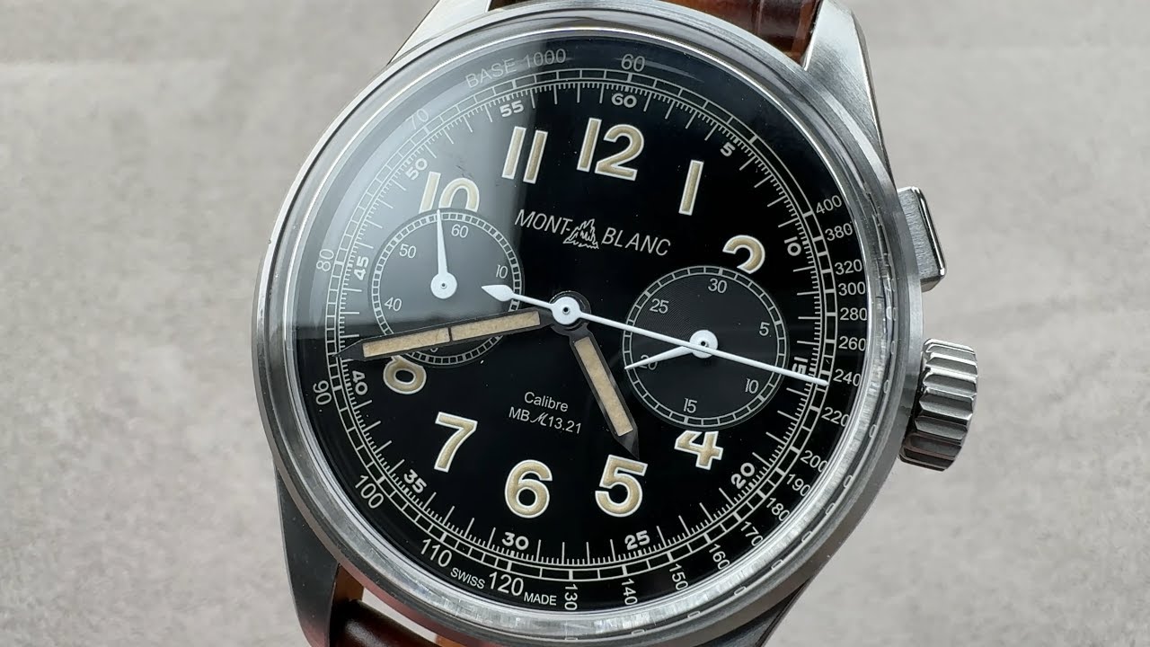 Montblanc 1858 Monopusher Chronograph Hodinkee (123749) Montblanc Watch Review