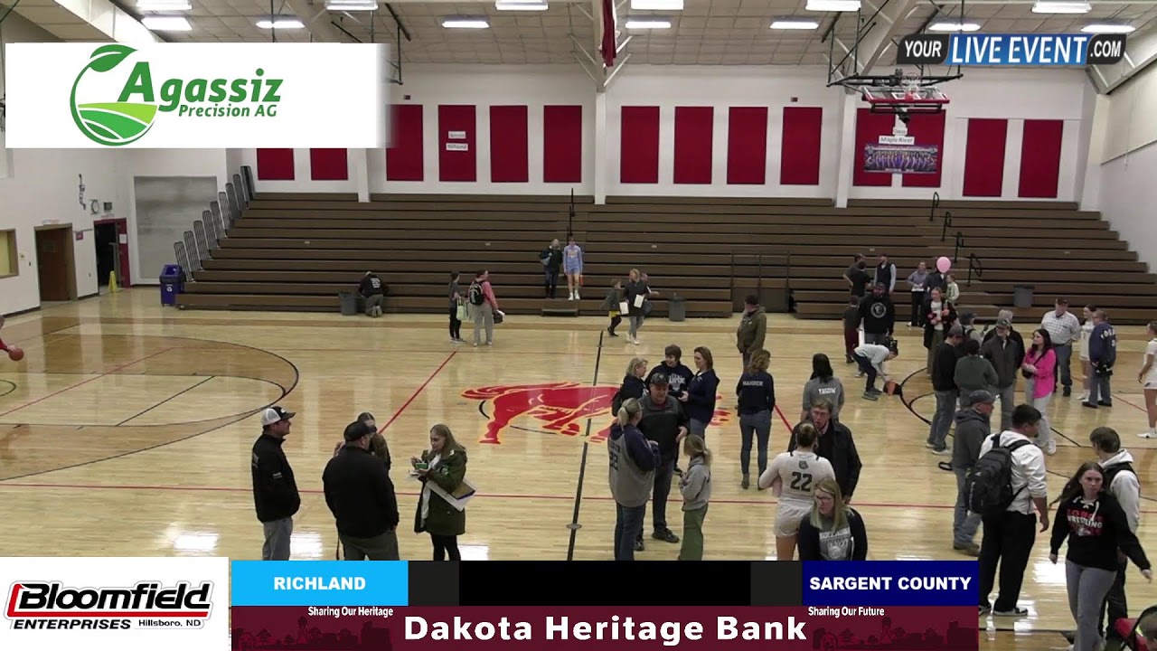 Richland vs Sargent County - District 1 Girls Basketball Tournament Semifinals