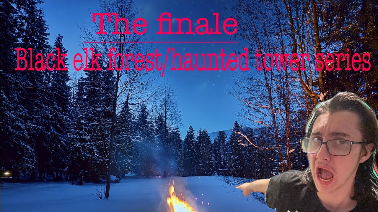 I found a campfire lit on cabin landscape and found something on the trail
