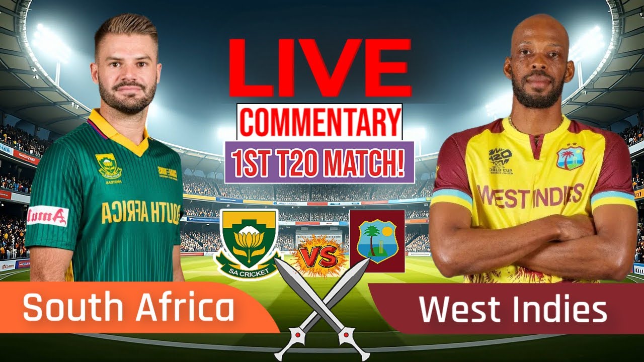 🔴 South Africa vs West Indies | 1st T20I Match | সাউথ আফ্রিকা বনাম ওয়েস্ট ইন্ডিজ