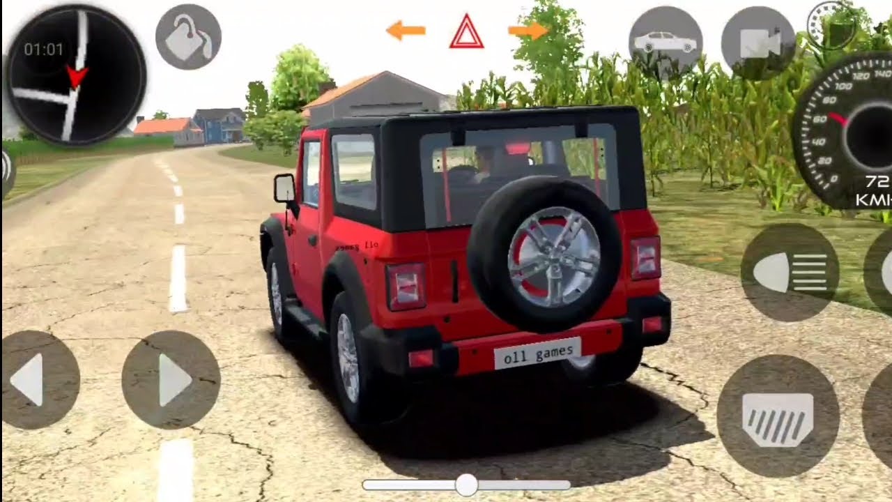Modified Mahindra Thar😈Games:India Blue Thar (Gadi Wala Games) Car Game Android Game - #2026​