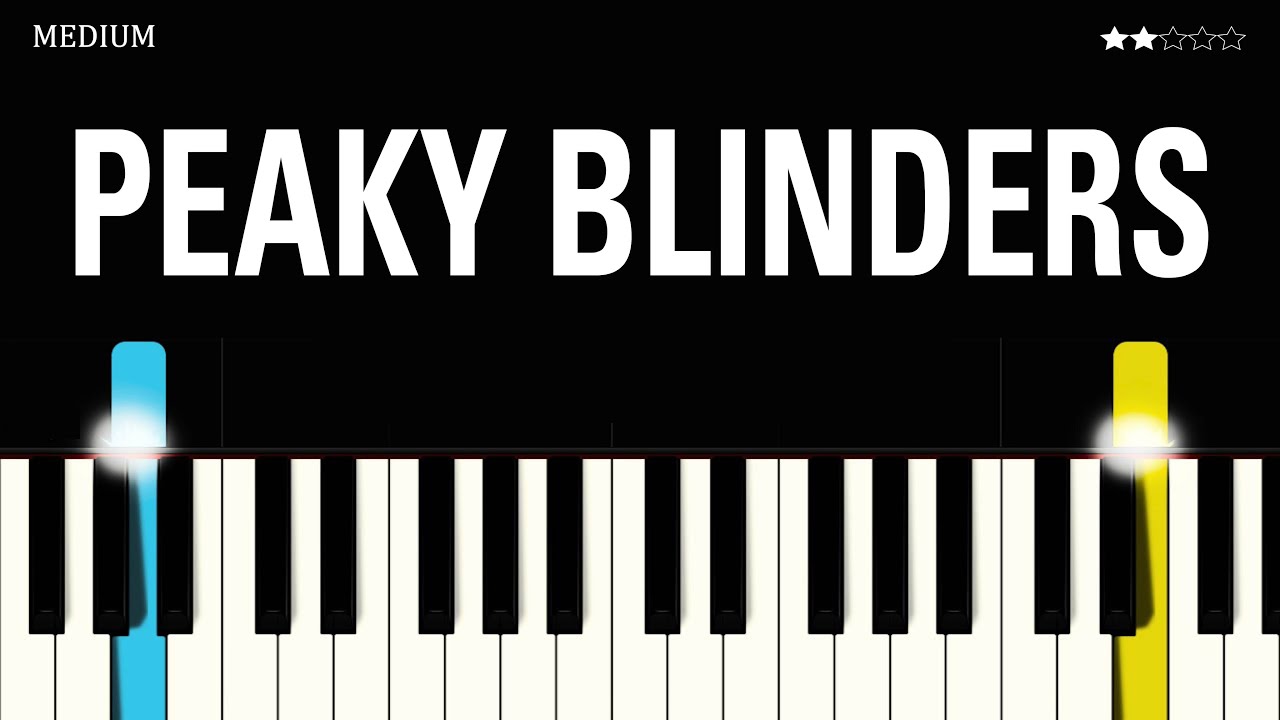 Peaky Blinders Main Theme | Medium Piano Tutorial